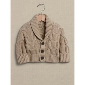 BR Baby 100% Cotton Cable-Knit Cardigan Size 12-18 months